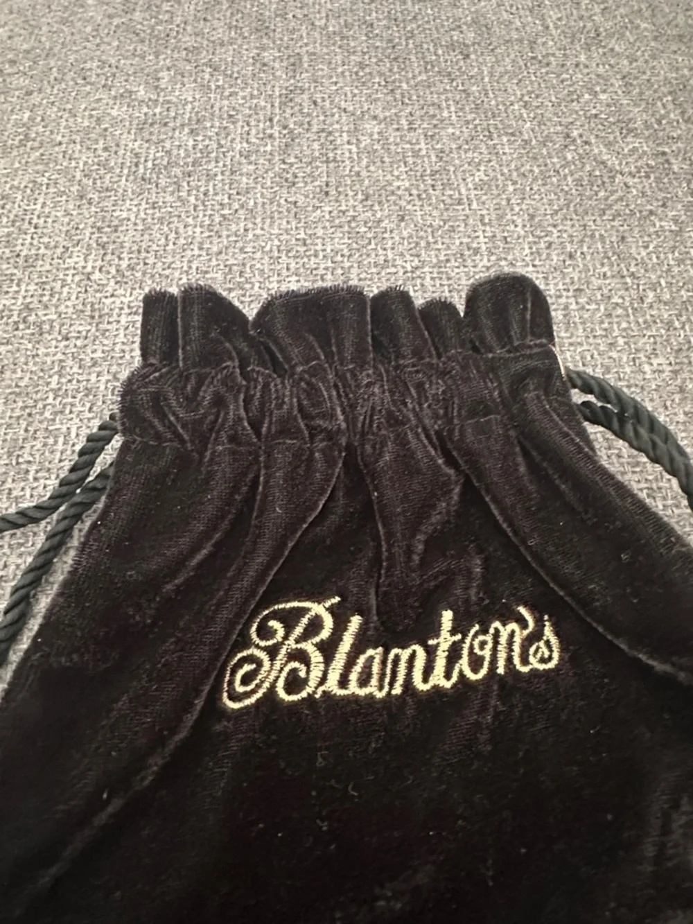 Black Velvet Drawstring Gift Pouch